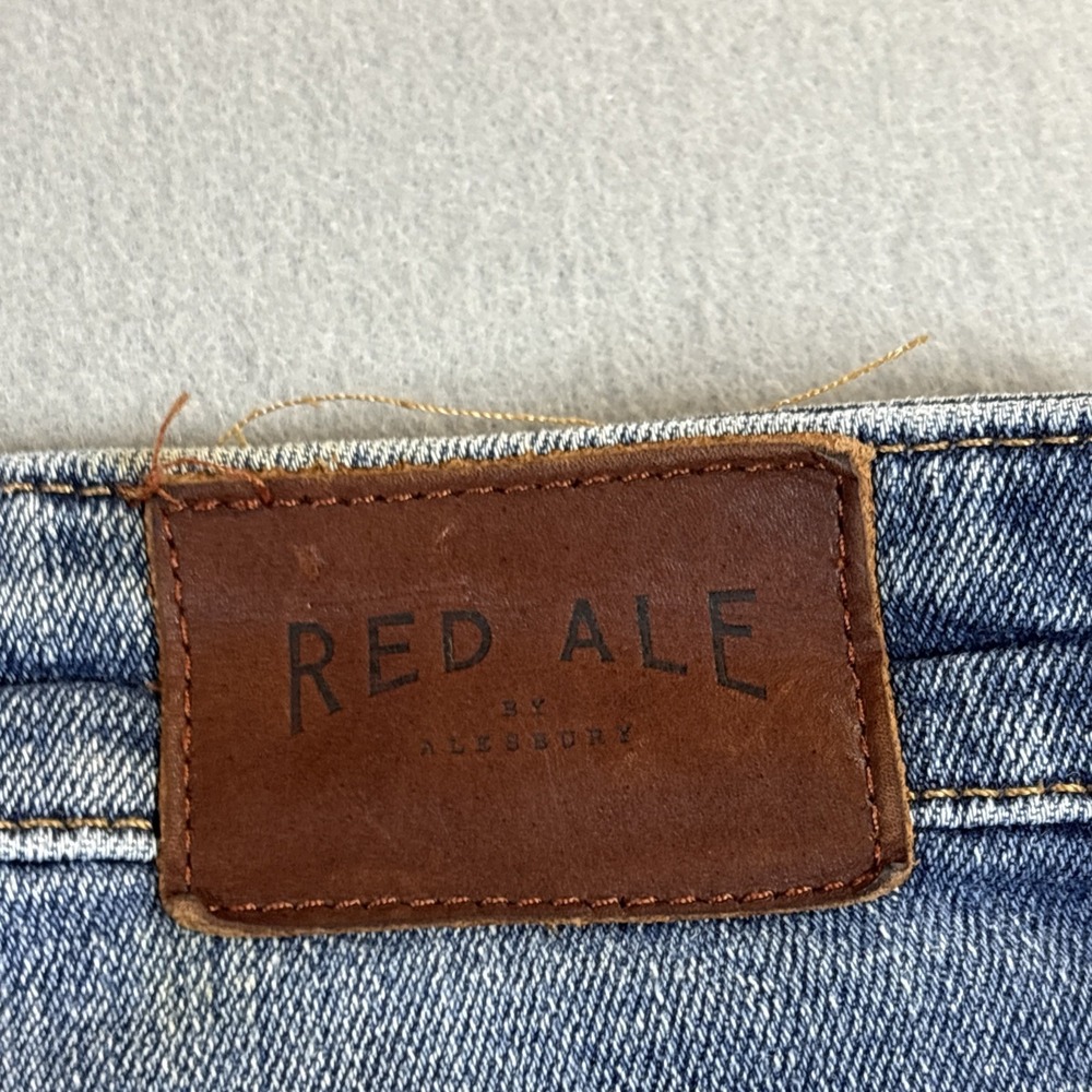 Red Ale By Alesbury Relaxed Blue Jeans Size 35 X 30 - Picture 8 of 12